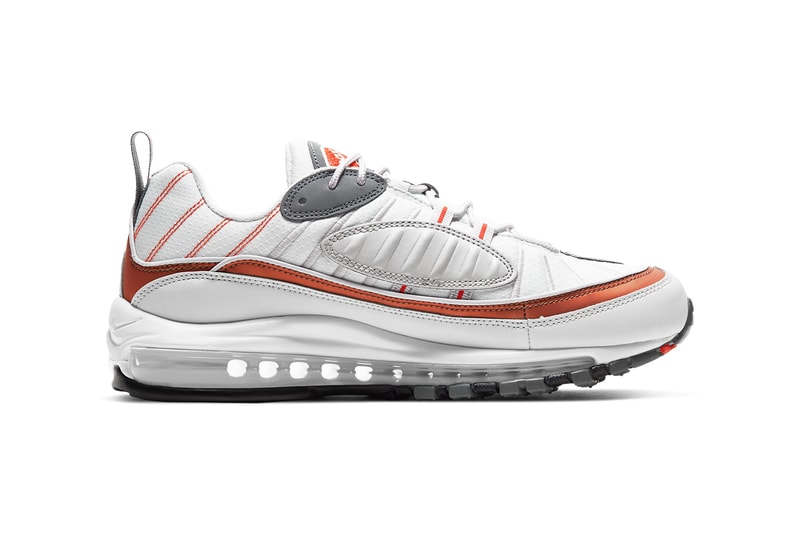 nike air max 98 270 react 200 metallic gradient CD0132 002 vast grey team orange smoke summit white AT8507 CD6615 100 magma release date info photos price 