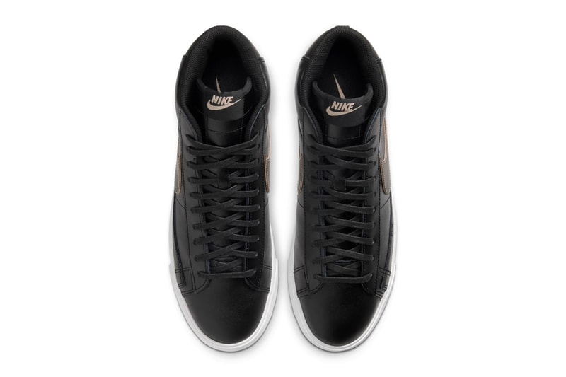 Nike Blazer Mid Light Patina Dark Patina shoes sneakers footwear kicks menswear runners trainers spring summer 2020 collection basketball swoosh beige tonal cushioning check
