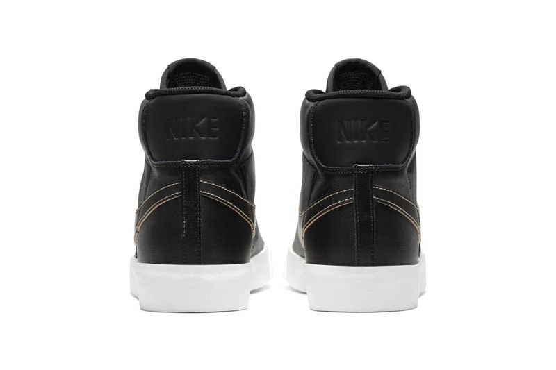 Nike Blazer Mid Light Patina Dark Patina shoes sneakers footwear kicks menswear runners trainers spring summer 2020 collection basketball swoosh beige tonal cushioning check