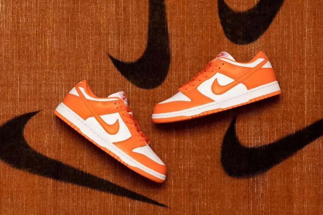 nike dunk low sp syracuse white orange be true to your school CU1726 101 release date info photos price