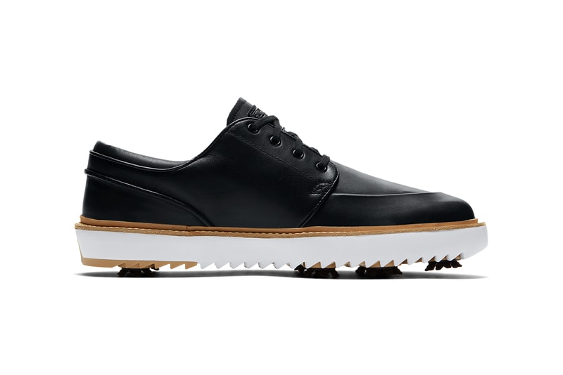 nike golf stefan janoski g tour Black Vachetta Tan Gum Medium Brown Metallic White BV8070 001 100 release date info photos price