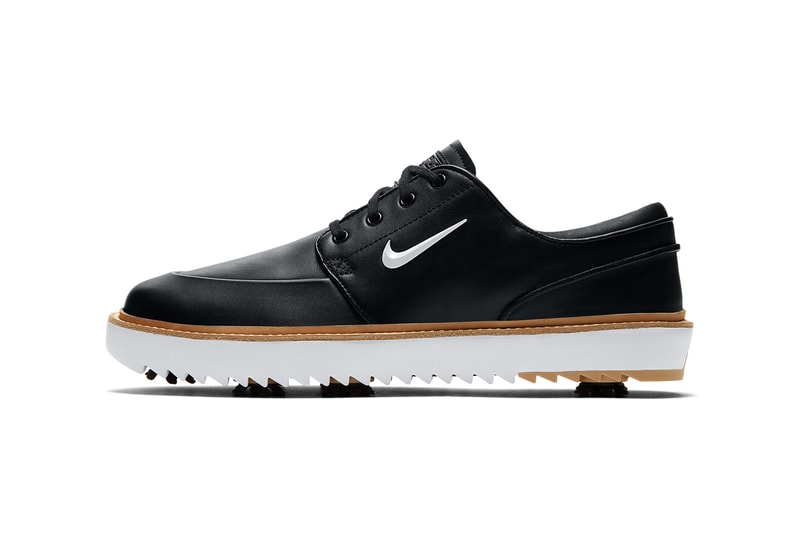 nike golf stefan janoski g tour Black Vachetta Tan Gum Medium Brown Metallic White BV8070 001 100 release date info photos price