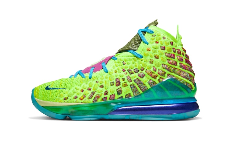The Nike LeBron 17 "Mr. Swackhammer" Opts for a Villainous Green Shade