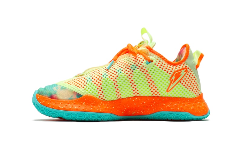 Gatorade Nike Drops PG 4 Barely Volt Total Orange VOLT PHOTO BLUE cd5086 700 paul george sneakers shoes footwear kicks trainers runners court basketball nba spring 2020 collection swoosh