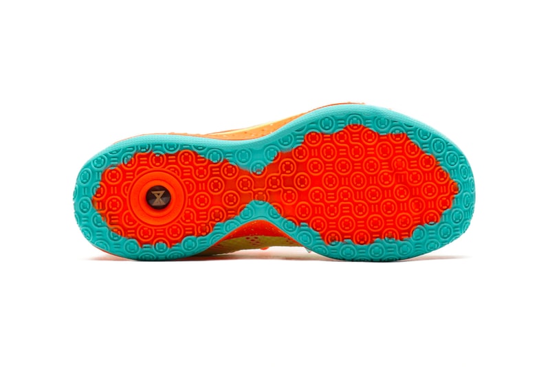 Gatorade Nike Drops PG 4 Barely Volt Total Orange VOLT PHOTO BLUE cd5086 700 paul george sneakers shoes footwear kicks trainers runners court basketball nba spring 2020 collection swoosh