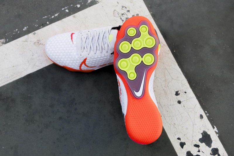 nike react gato futsal white orange yellow release date info photos price