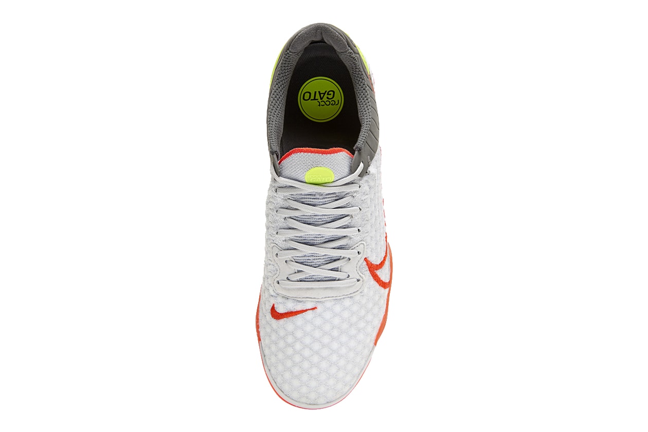 nike react gato futsal white orange yellow release date info photos price