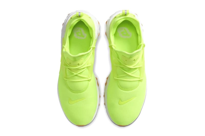 nike react presto volt colorway release sneakers shoes AV2605-702 neon running winter summer heat