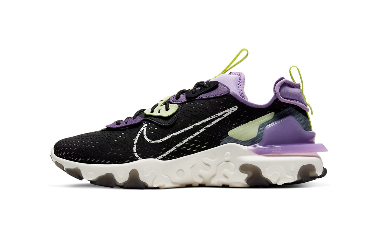 green and purple nikes