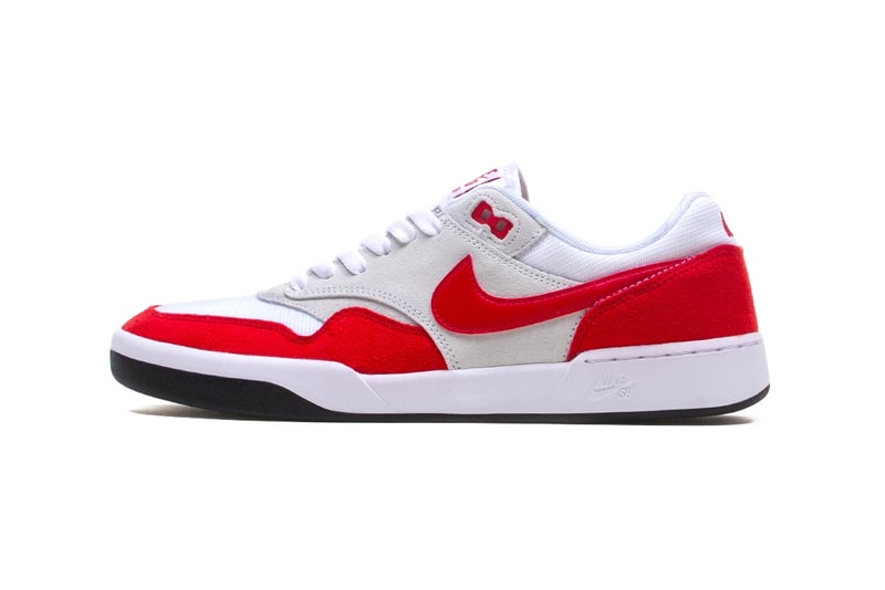 nike sb gts return air max 1 sport red pure platinum black grey white release date info photos price