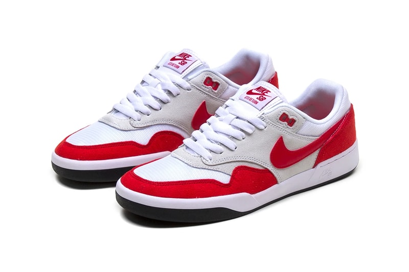 nike sb gts return air max 1 sport red pure platinum black grey white release date info photos price