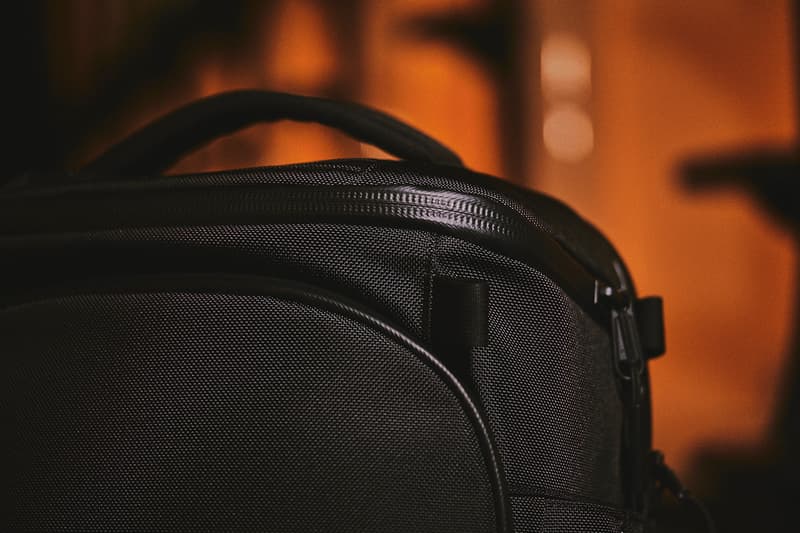 nine hours Aer Capsule Collection Release Backpack Bag Hotel Black Grey 35 40 L Pack