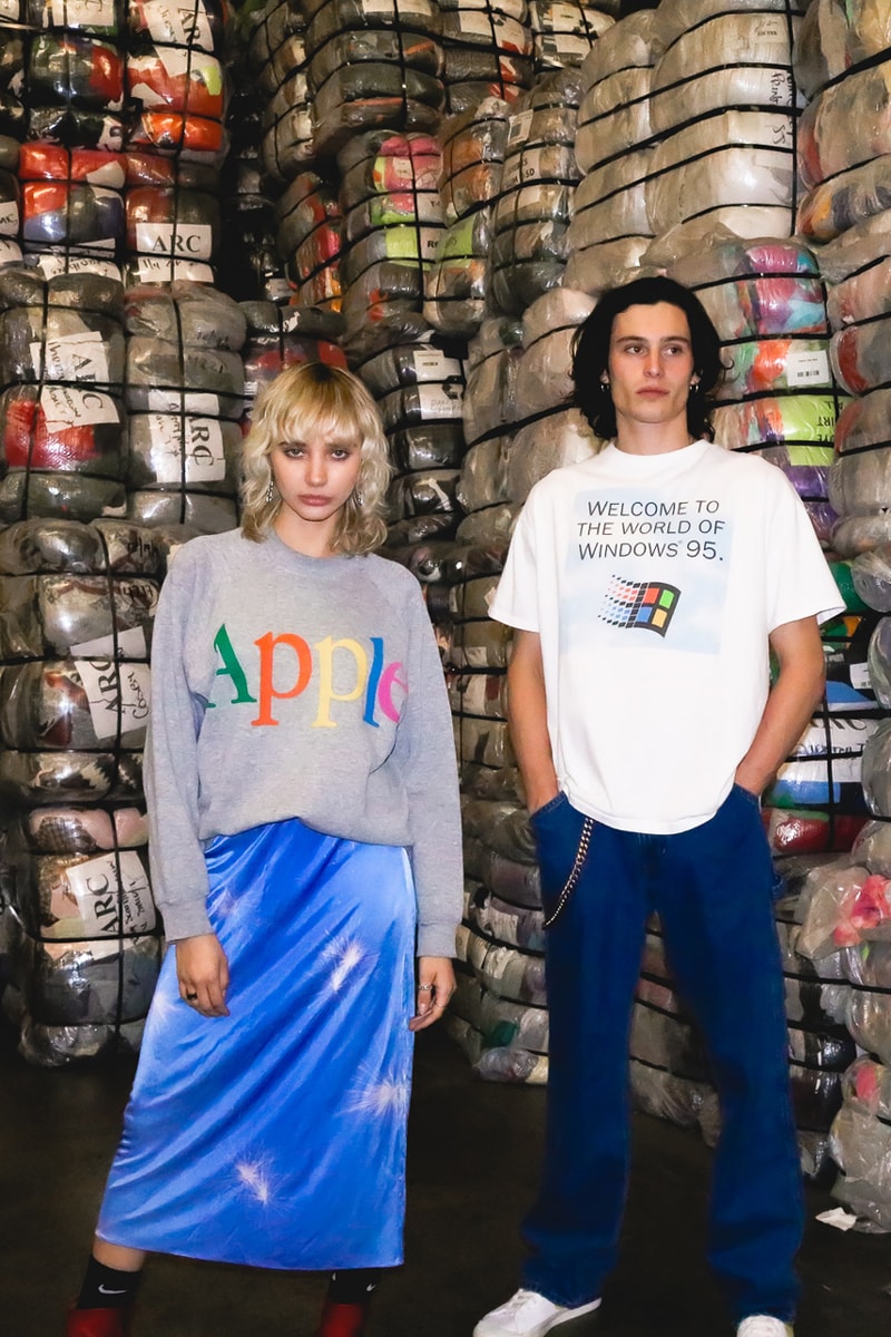 NOT APPLICABLE "Happy New Decade" Collection Lookbook Vintage T-shirts Betty Boop The Rolling Stones Apple Windows 95 Friends The Beatles John Lennon 