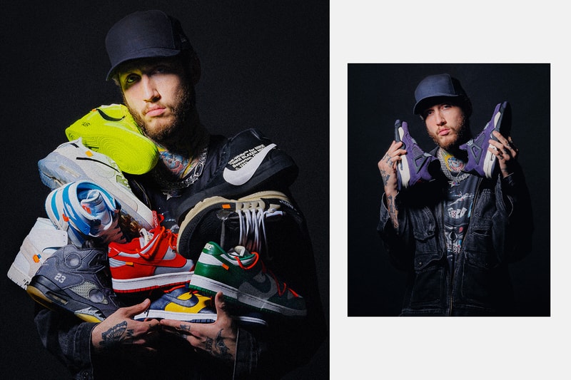 NTWRK Faze Banks Biggest Sneaker Drawing Ever Travis Scott’s Purple Friends & Family AJ4 Tinker Hatfield-designed Oregon PE Air Jordan 3 Air YEEZY 2 "NRG" Off-White collaborations Yeezy shoes NTWRK all of March 100,000 sneaker collection