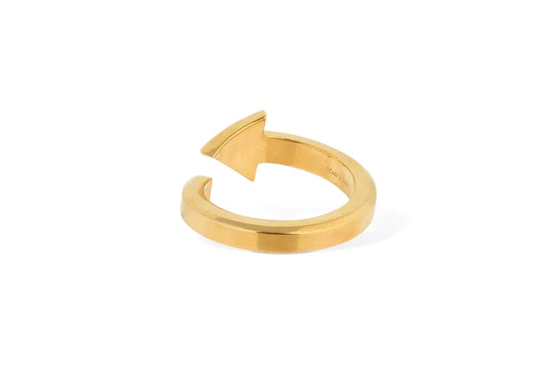 Off-White™ Arrow Logo Ring Release Gold Silver Info Buy Price Virgil Abloh