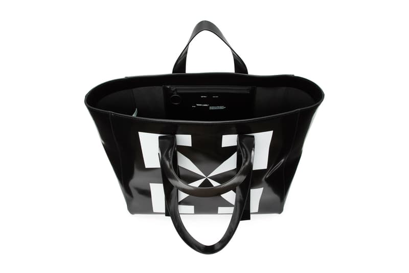 Off-White™- Arrows Tote Bag Release Virgil Abloh tote bags leather Tyvek PVC ripstop accessories 