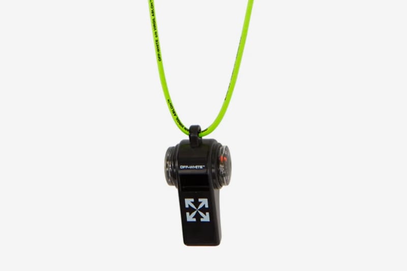 Off-White™'s Compass Whistle Keychain Is for the Urban Explorer