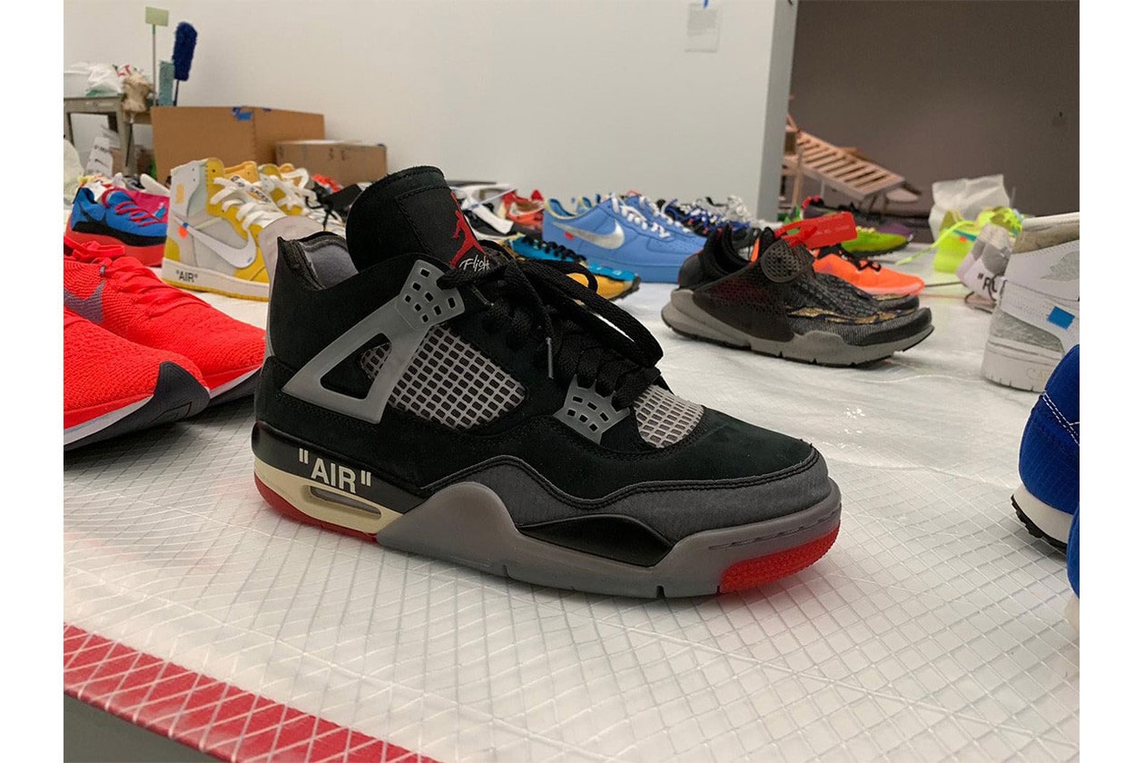 Another Off-White x Air Jordan 4 Emerges