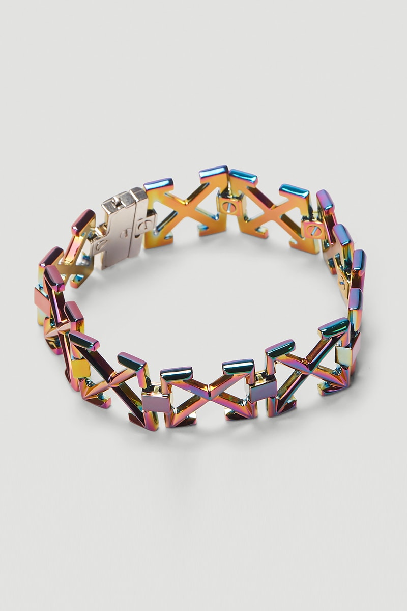 Off White Iridescent Arrows Bracelet Release Info Buy Price Virgil Abloh LN-CC