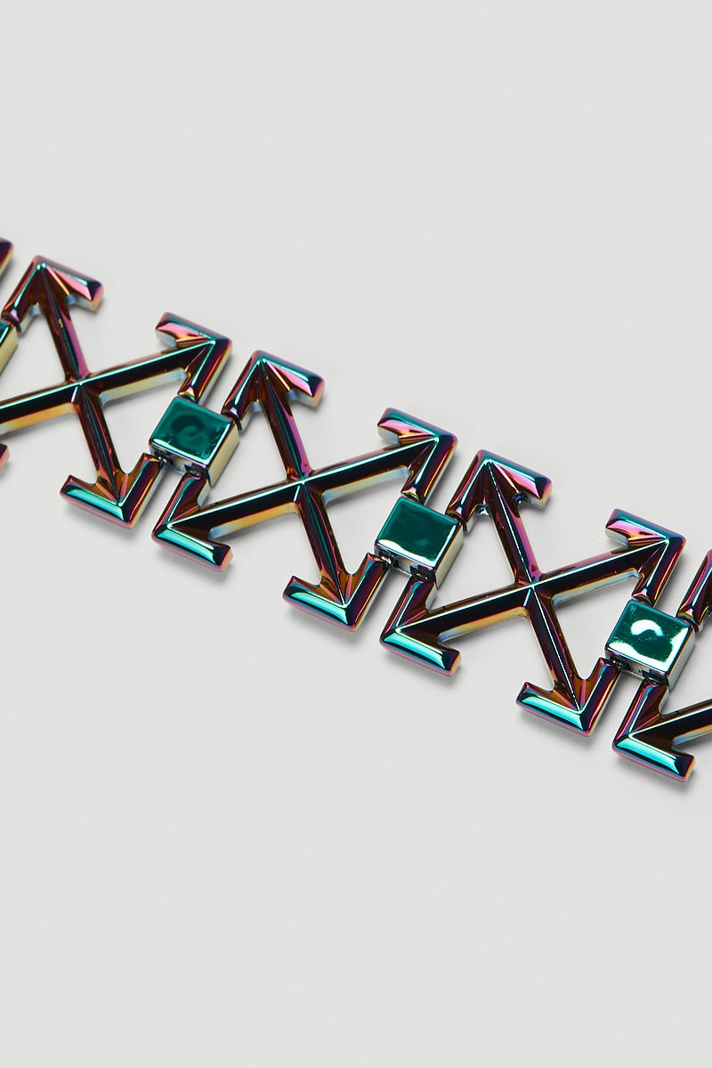 Off White Iridescent Arrows Bracelet Release Info Buy Price Virgil Abloh LN-CC