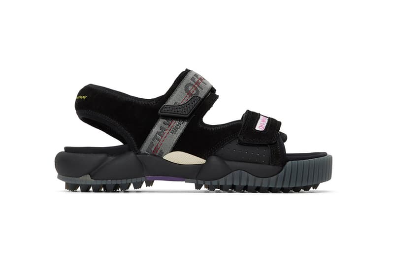 Off-White™ Oddsy Trekking Sandals: Blue, Beige, Black Hiking Trails ssense