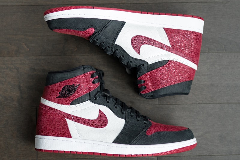 university of oklahoma sooners air jordan 1 pes black white red snakeskin stingray release date info photos price