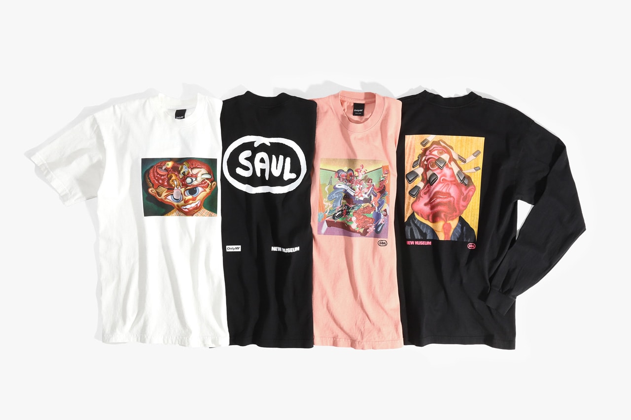 New Museum x Only NY Peter Saul Apparel T-shirts Longsleeves Hoodies “Peter Saul: Crime and Punishment" 'Businessman / Young Executive' 'Stuck' 'Self'