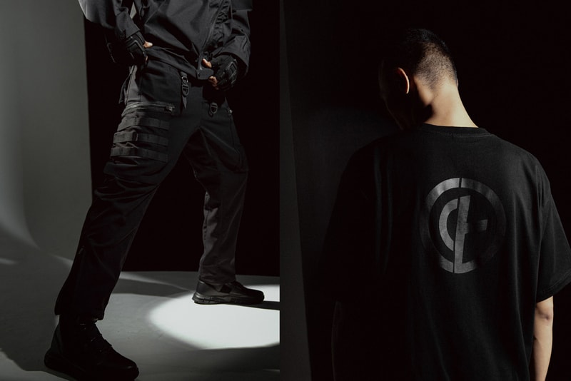 idle/idō x ORBITGear "Osmosis" Collection Waterproof Jacket Bottom Pants 2Way Pack Graphic T-shirt Black Velcro Pockets YKK Zippers lookbook collaboration ss20 spring summer 2020 techwear