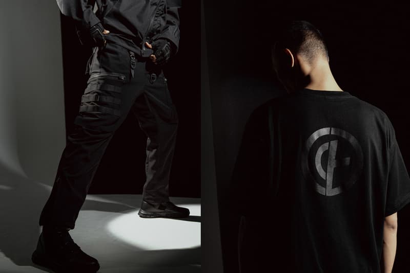 idle/idō x ORBITGear "Osmosis" Collection Waterproof Jacket Bottom Pants 2Way Pack Graphic T-shirt Black Velcro Pockets YKK Zippers lookbook collaboration ss20 spring summer 2020 techwear