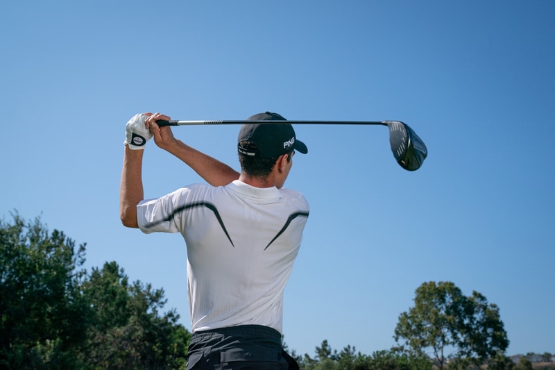 Palace x adidas Golf SS20 Collection Lookbook Dustin Johnson Joaquin Niemann Sergio Garcia Sneaker glove sleeve towel hat pants shirt polo jacket