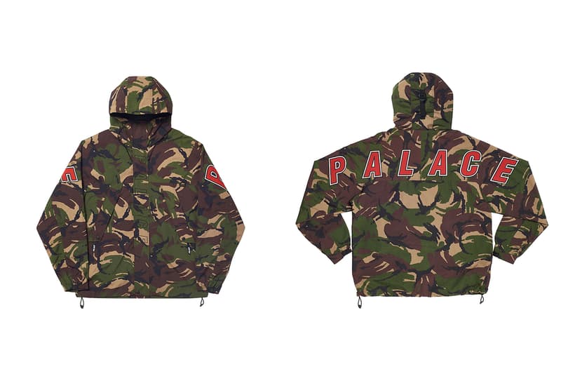 Palace skateboards spring 202 leather camouflage jacket release information buy cop purchase pockets bare storage japan new york los angeles