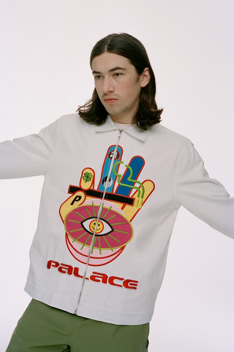 palace skateboards spring 2020 lookbook photos tee hoodie jacket hat release date info photos price