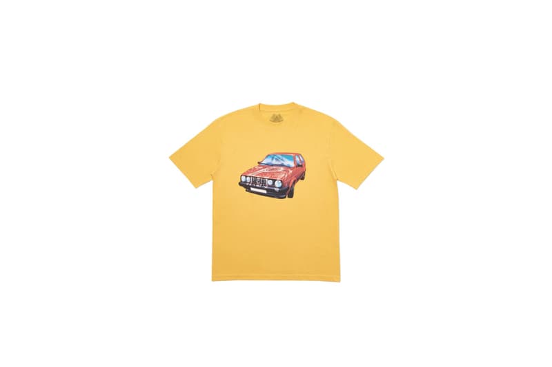 Palace Spring 2020 Tees & Shirts First Look Release Information Drop Date Closer Skateboards Skateboarding London Motorsports Graphics Logo P bold prints Volkswagen GTI