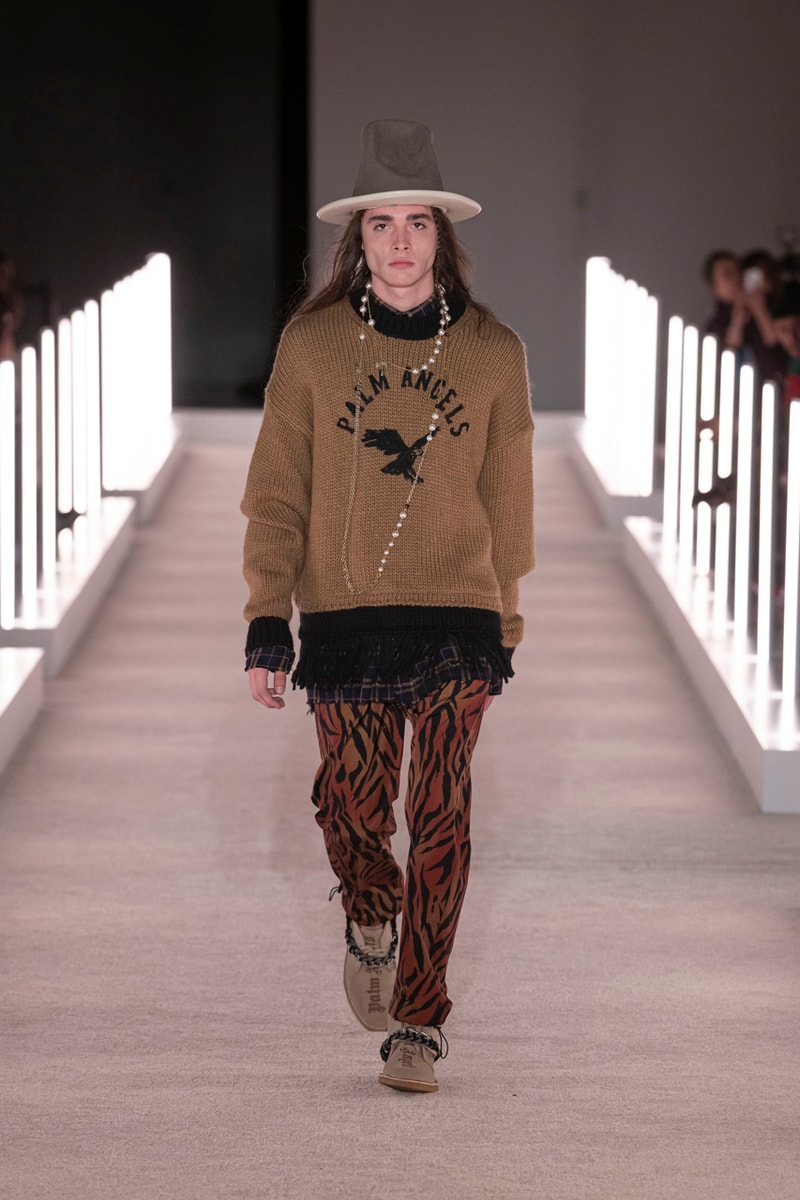 Palm Angels Fall/Winter 2020 Collection Runway fw20 Francesco Ragazzi new york fashion week mens womens nyfw