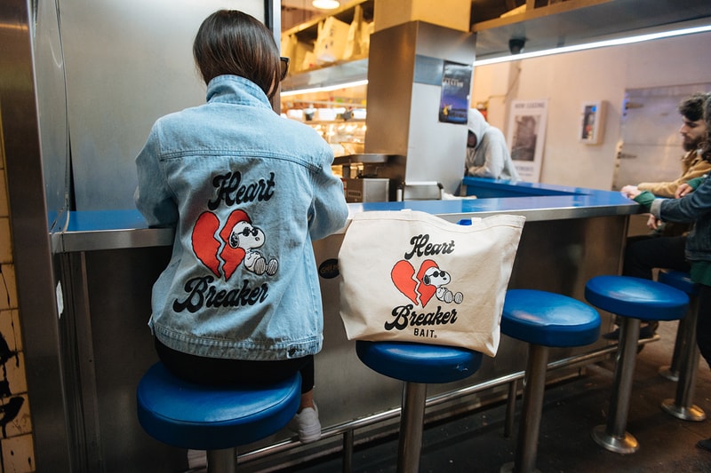 Peanuts x BAIT "Heart Breakers" Capsule Collection Lookbook First Look Charlez Schulz Charlie Brown Snoopy Woodstock Lucy Comic Book Strip Cartoon Characters 1950s Valentine's Day Gifts 2020 For Him For Her