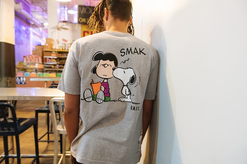 Peanuts x BAIT "Heart Breakers" Capsule Collection Lookbook First Look Charlez Schulz Charlie Brown Snoopy Woodstock Lucy Comic Book Strip Cartoon Characters 1950s Valentine's Day Gifts 2020 For Him For Her