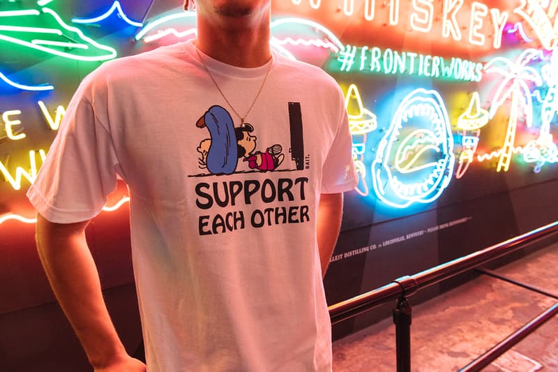 Peanuts x BAIT "Heart Breakers" Capsule Collection Lookbook First Look Charlez Schulz Charlie Brown Snoopy Woodstock Lucy Comic Book Strip Cartoon Characters 1950s Valentine's Day Gifts 2020 For Him For Her
