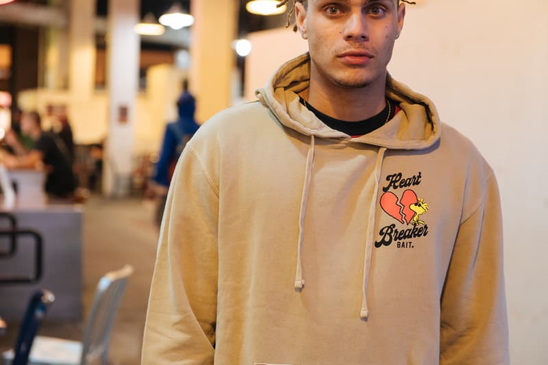 Peanuts x BAIT "Heart Breakers" Capsule Collection Lookbook First Look Charlez Schulz Charlie Brown Snoopy Woodstock Lucy Comic Book Strip Cartoon Characters 1950s Valentine's Day Gifts 2020 For Him For Her