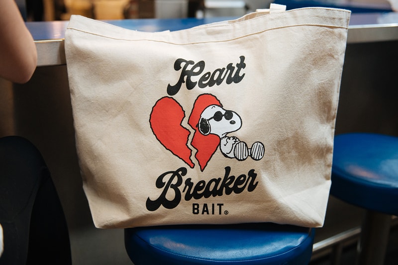 Peanuts x BAIT "Heart Breakers" Capsule Collection Lookbook First Look Charlez Schulz Charlie Brown Snoopy Woodstock Lucy Comic Book Strip Cartoon Characters 1950s Valentine's Day Gifts 2020 For Him For Her