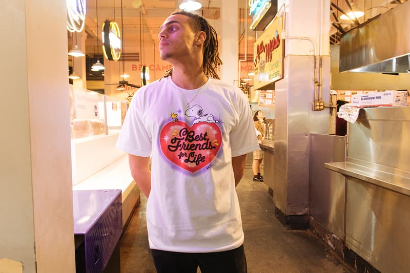 Peanuts x BAIT "Heart Breakers" Capsule Collection Lookbook First Look Charlez Schulz Charlie Brown Snoopy Woodstock Lucy Comic Book Strip Cartoon Characters 1950s Valentine's Day Gifts 2020 For Him For Her