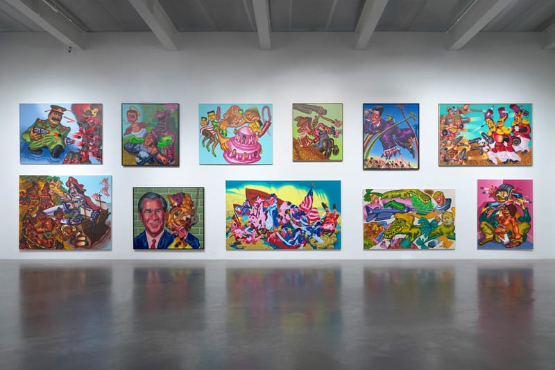 A Look Inside Peter Saul's Major Survey at the New Museum in NYC