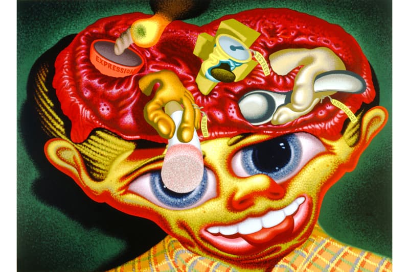 Peter Saul "Crime and Punishment" Exhibition New Museum Paintings Surreal Pop Art Presidents Trump Ronald Reagan