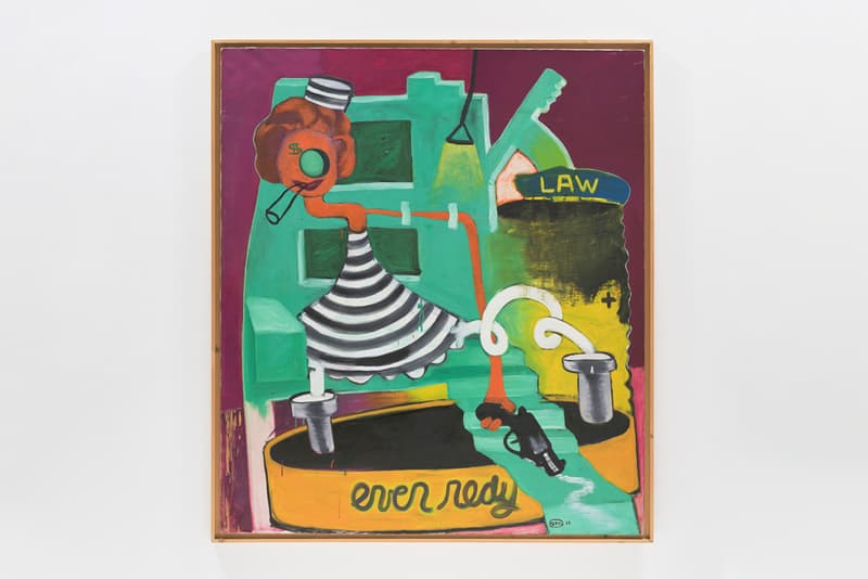 Peter Saul "Crime and Punishment" Exhibition New Museum Paintings Surreal Pop Art Presidents Trump Ronald Reagan