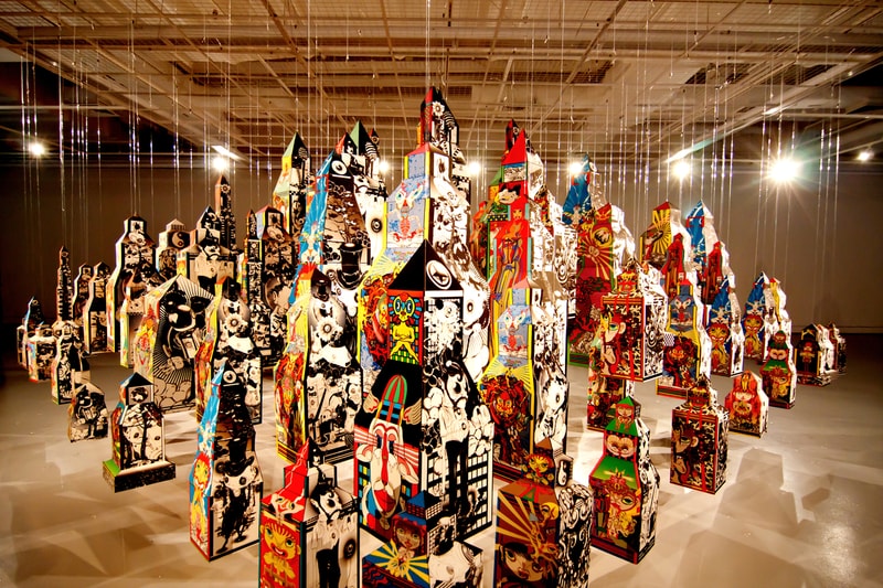 PHUNK 25th Anniversary Exhibition Singapore National Design Centre "Control Chaos" Paintings Sculptures 