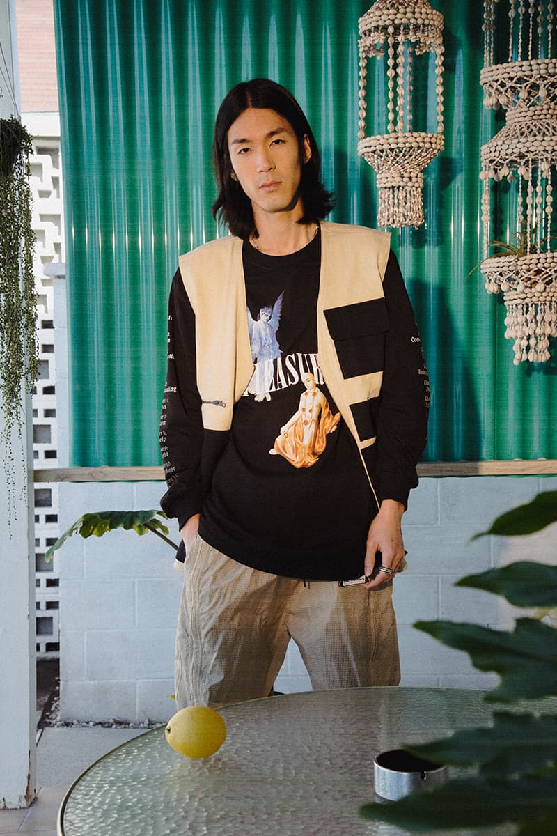 PLEASURES Spring Summer 2020 Collection Lookbook Release Info Alex James Hoodies T shirts Cap Hat Shorts Pants Trousers