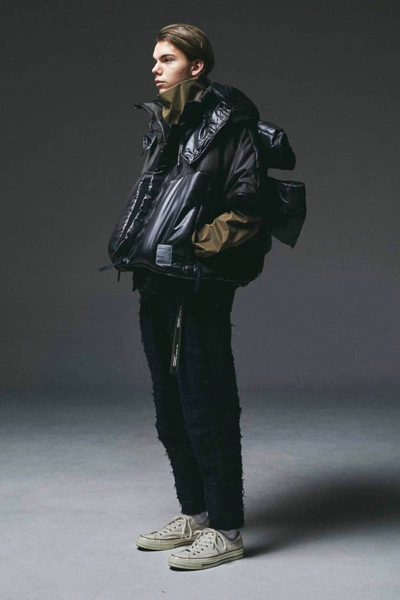 POLIQUANT Fall Winter 2020 Lookbook collection functional techwear technical deconstruction reconstruction modular jackets coats pants nylon trousers shirts sweaters menswear streetwear japanese