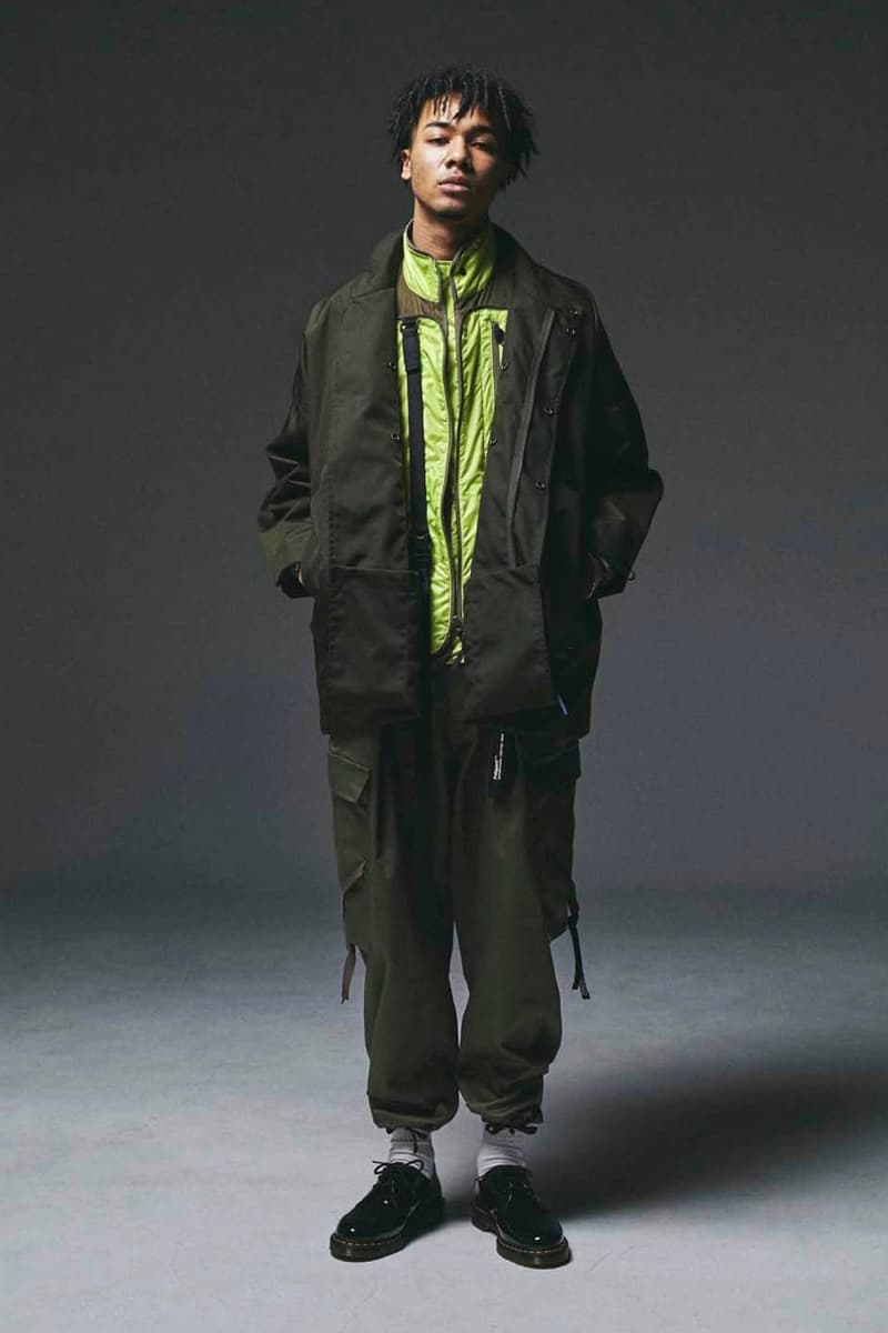 POLIQUANT Fall Winter 2020 Lookbook collection functional techwear technical deconstruction reconstruction modular jackets coats pants nylon trousers shirts sweaters menswear streetwear japanese