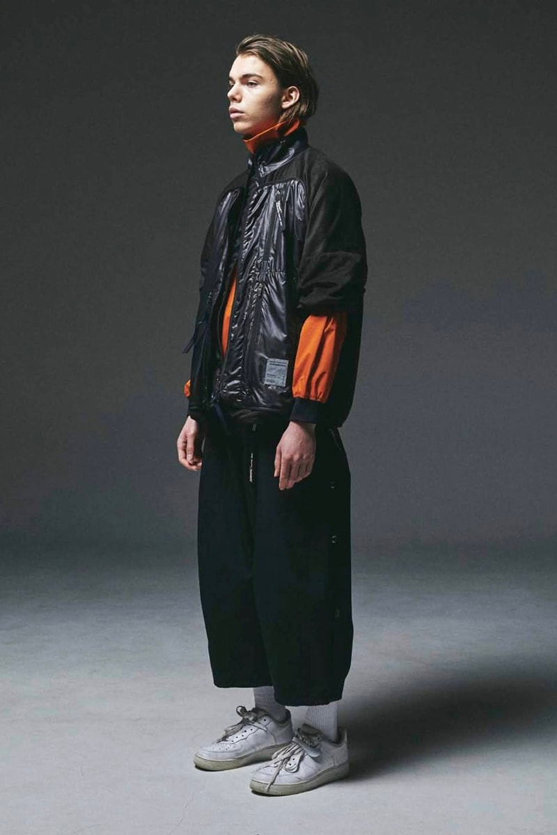 POLIQUANT Fall Winter 2020 Lookbook collection functional techwear technical deconstruction reconstruction modular jackets coats pants nylon trousers shirts sweaters menswear streetwear japanese