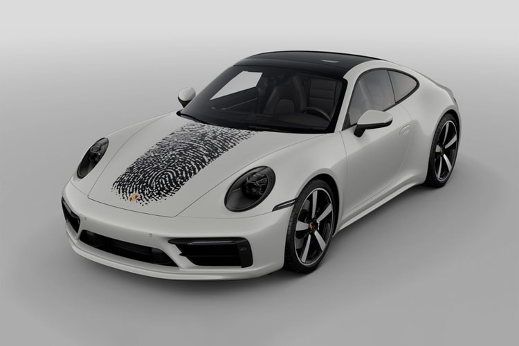 Personalize Your Porsche With Your Own Fingerprint on the Hood
