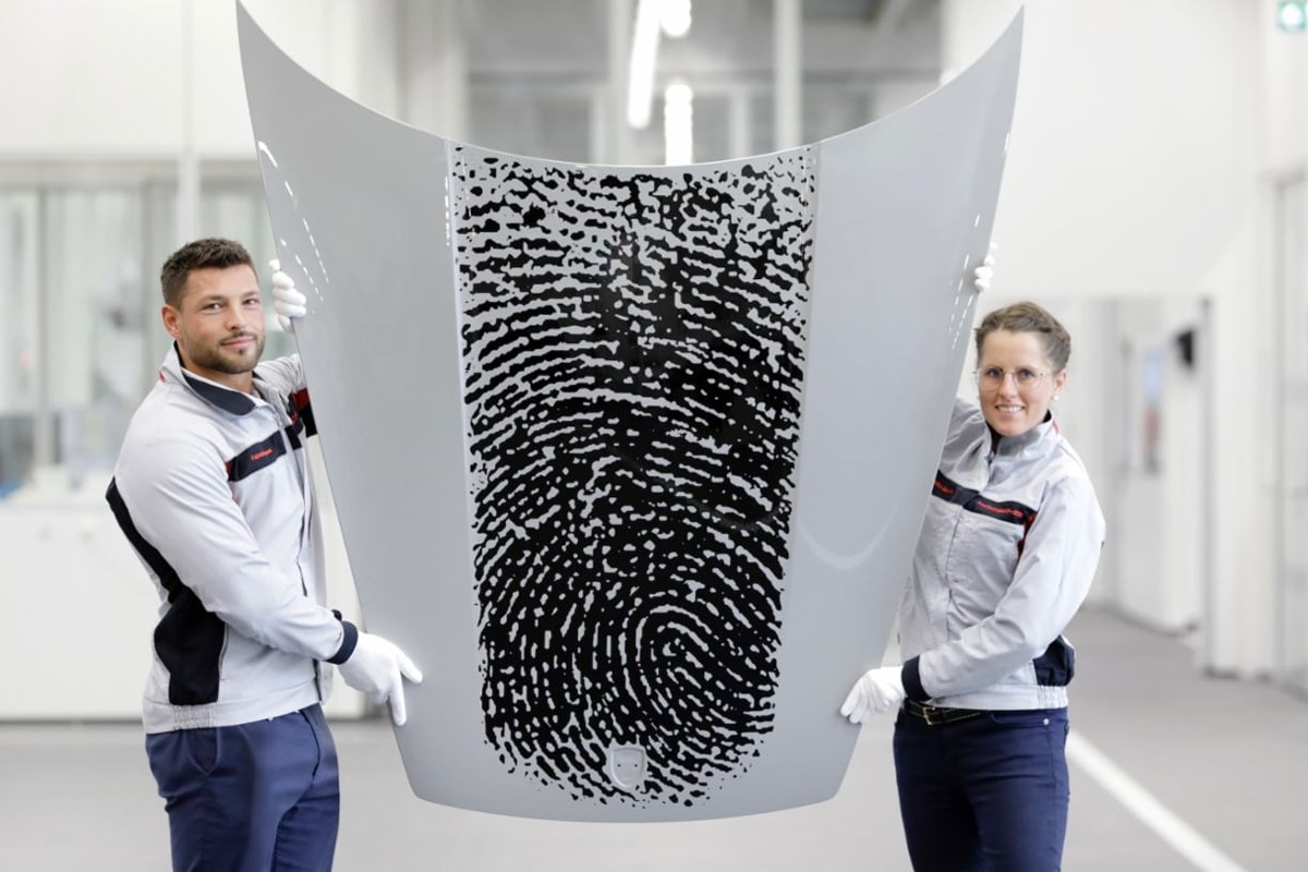 porsche 911 fingerprint exclusive manufaktur customization service printing bonnet hood personalization
